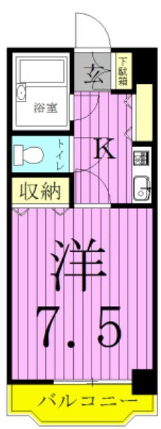 ＡＤ日暮 906号室 間取り