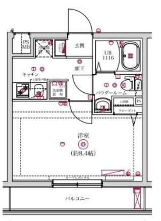 レンティーヴァ綾瀬 間取り図