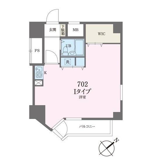 ベルトピア新松戸第２ 702号室 間取り