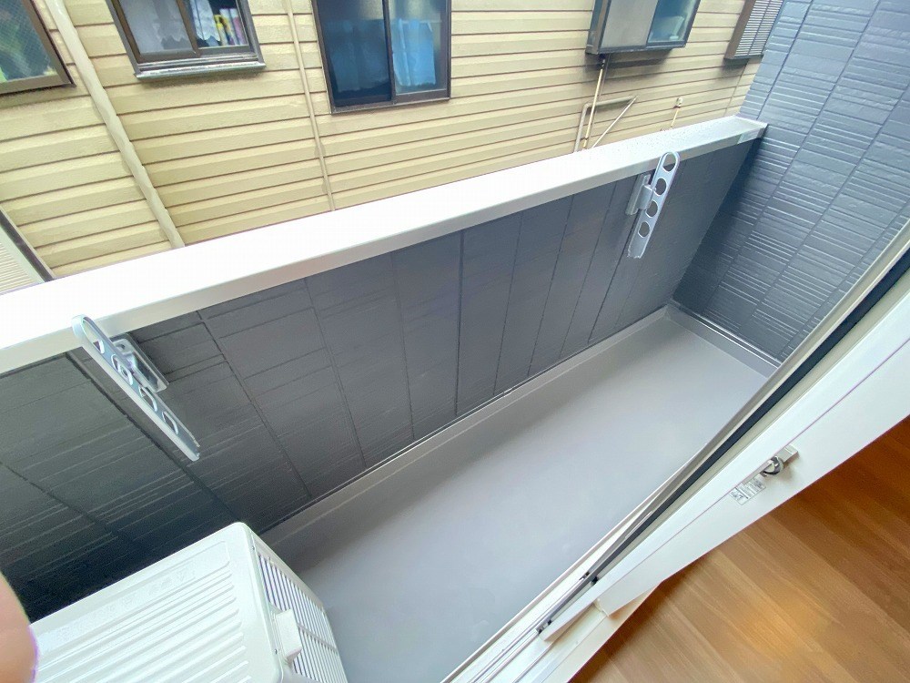 アンジュール新田 ベランダ