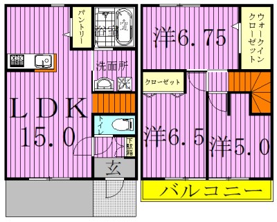 Clair～クレール～ 101号室 間取り