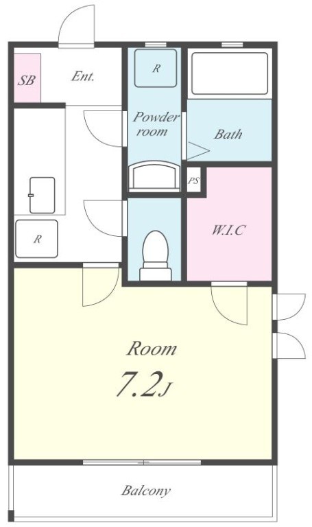 メディオ西白井 206号室 間取り
