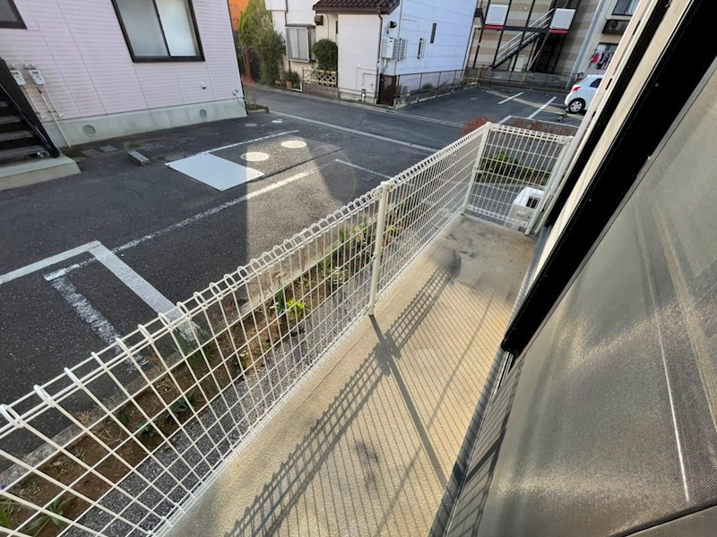 りんご館 ベランダ