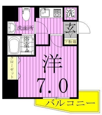 S-RESIDENCE松戸 間取り