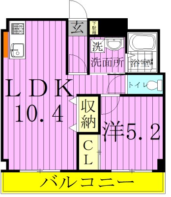 アーク春雨橋Ａ棟 間取り