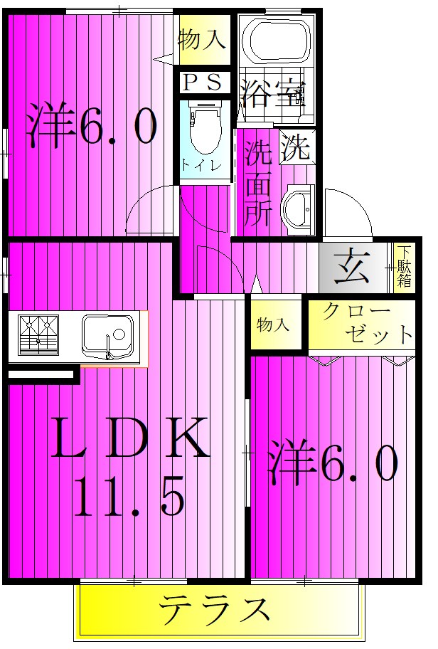 ヴィルヌープⅣ 間取り