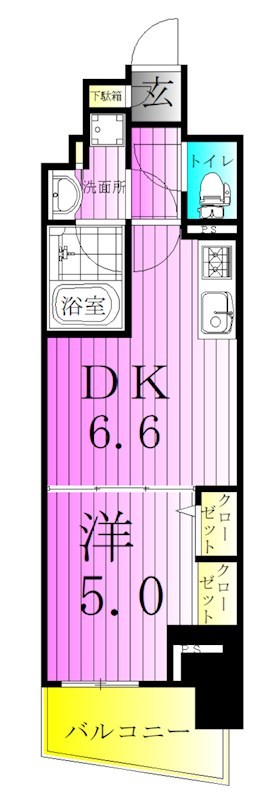 テラス北千住 間取り図