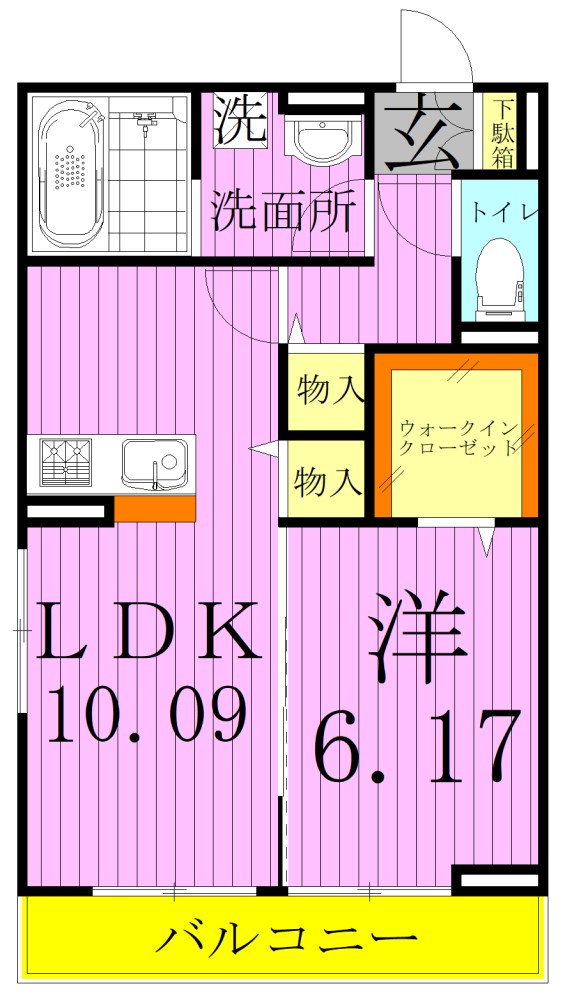 クッカケト 間取り図