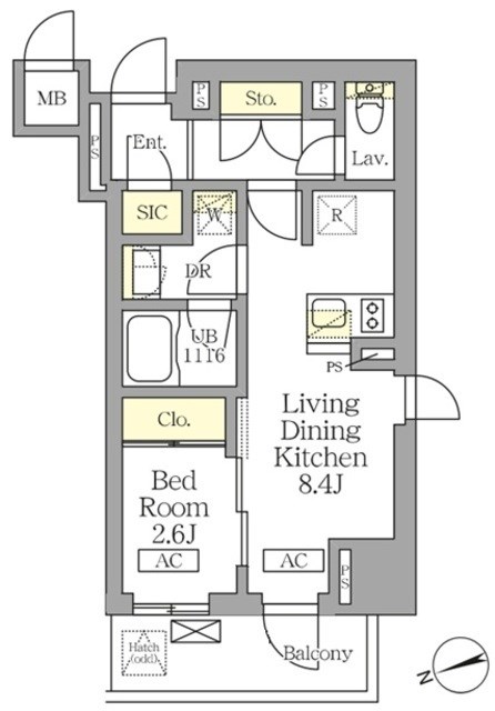 テラス北千住 間取り図