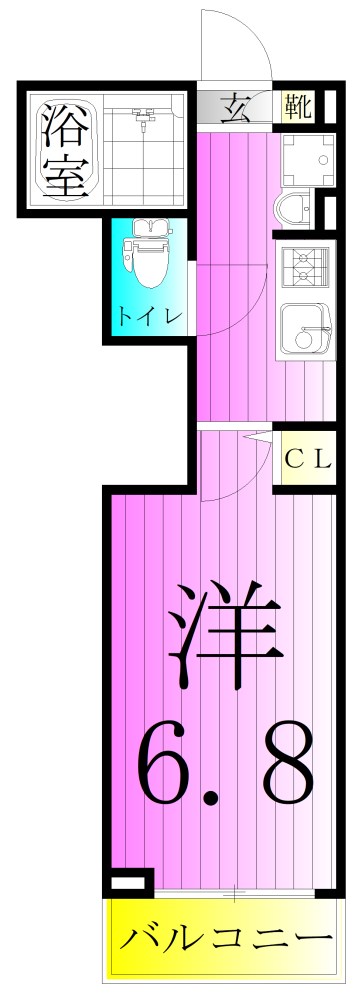 グランクオール青井EAST 間取り図