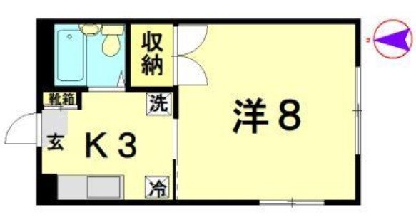タンジーハット 206号室 間取り