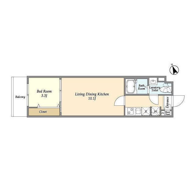 アルファコート町屋 間取り図