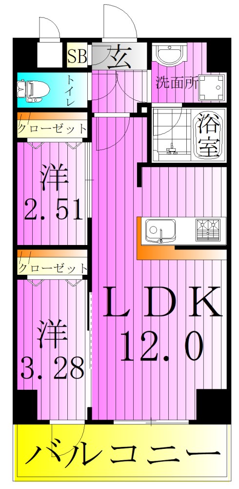 ＧＲＡＮ ＰＡＳＥＯ 谷在家 間取り図