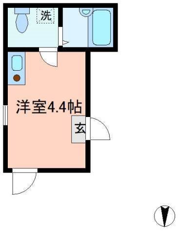 ゼネラルハイツ南花畑 間取り図
