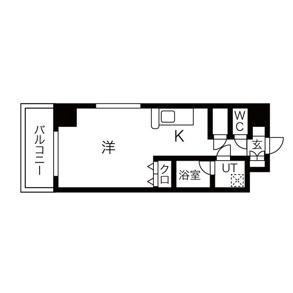 スペリオルクラブ 1201号室 間取り