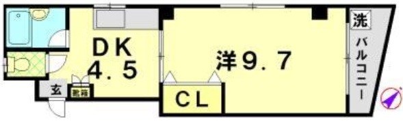 アクシス根本 301号室 間取り