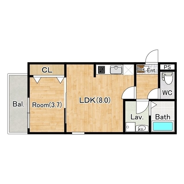 ジーメゾン鎌ケ谷くぬぎ山 101号室 間取り