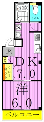 カーサたんぽぽ 間取り図