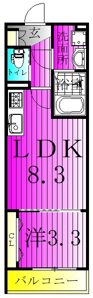 エスポワール南柏 間取り
