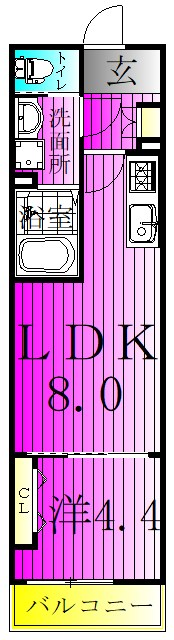 エスポワール南柏 間取り