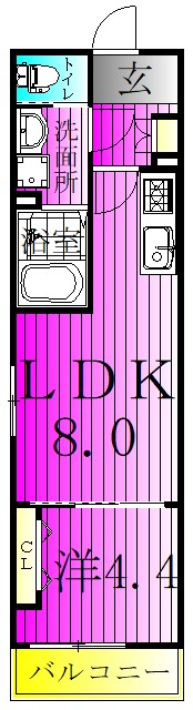 エスポワール南柏 間取り