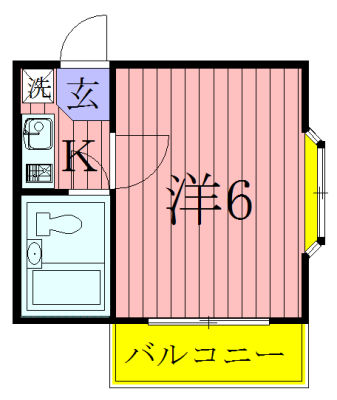 柏セブンコーポ 間取り