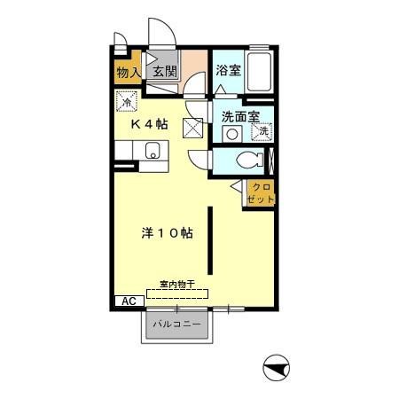 リーテリア南水元 間取り図