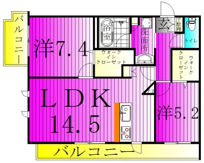 インフィニット カンワ 間取り