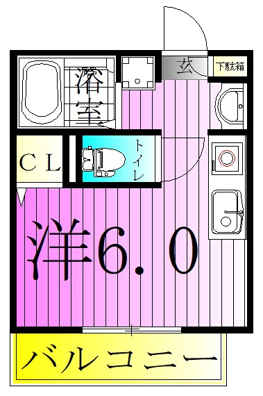 ベルカーサ本木 間取り図