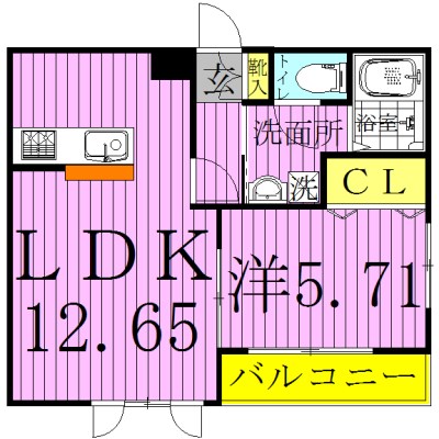 Ｓ．Ｓおおたかの森 203号室 間取り