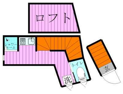 サークルハウス北千住 間取り図