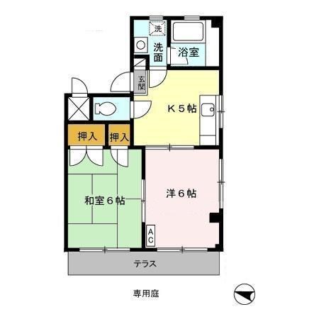 藤ハイム 101号室 間取り