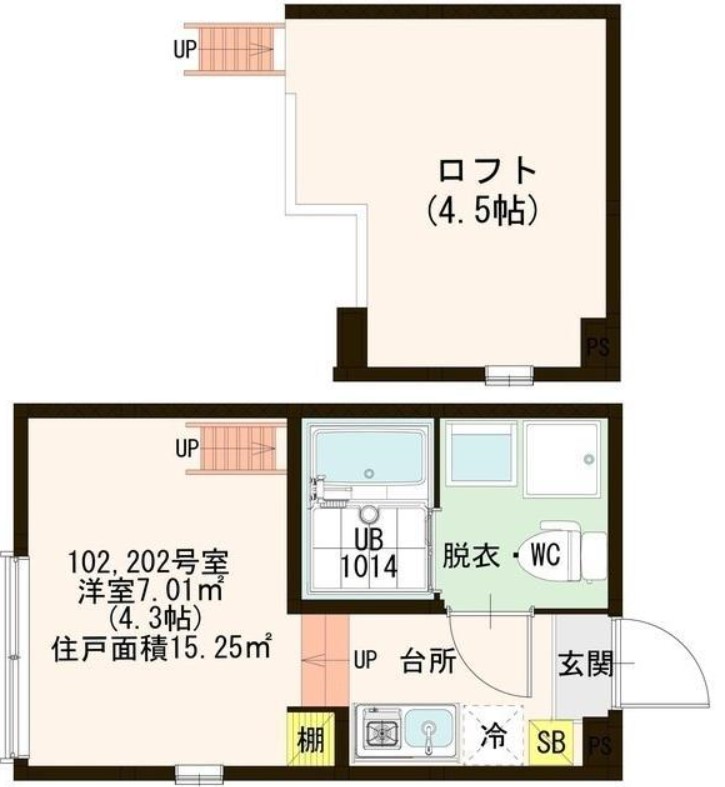 ハーモニーテラス綾瀬3 間取り図