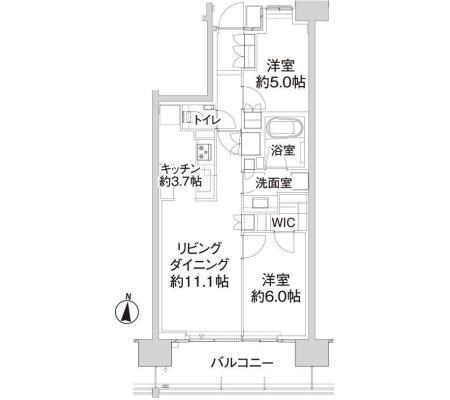パークホームズ亀有ガーデンズコート 間取り図