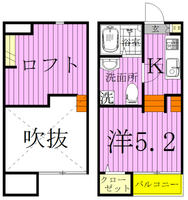 Cuore双葉町　～クオーレフタバチョウ～ 102号室 間取り