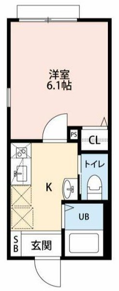 senoくぬぎ山  201号室 間取り