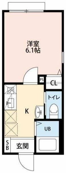 senoくぬぎ山  107号室 間取り