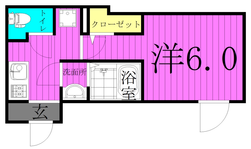 レピュア町屋レジデンスⅡ 間取り図