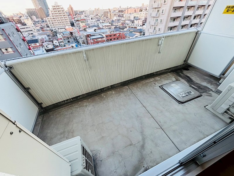 プライムアーバン町屋サウスコート ベランダ