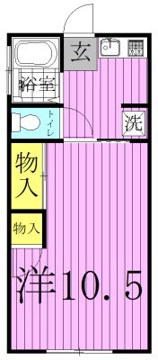 KSビル 303号室 間取り