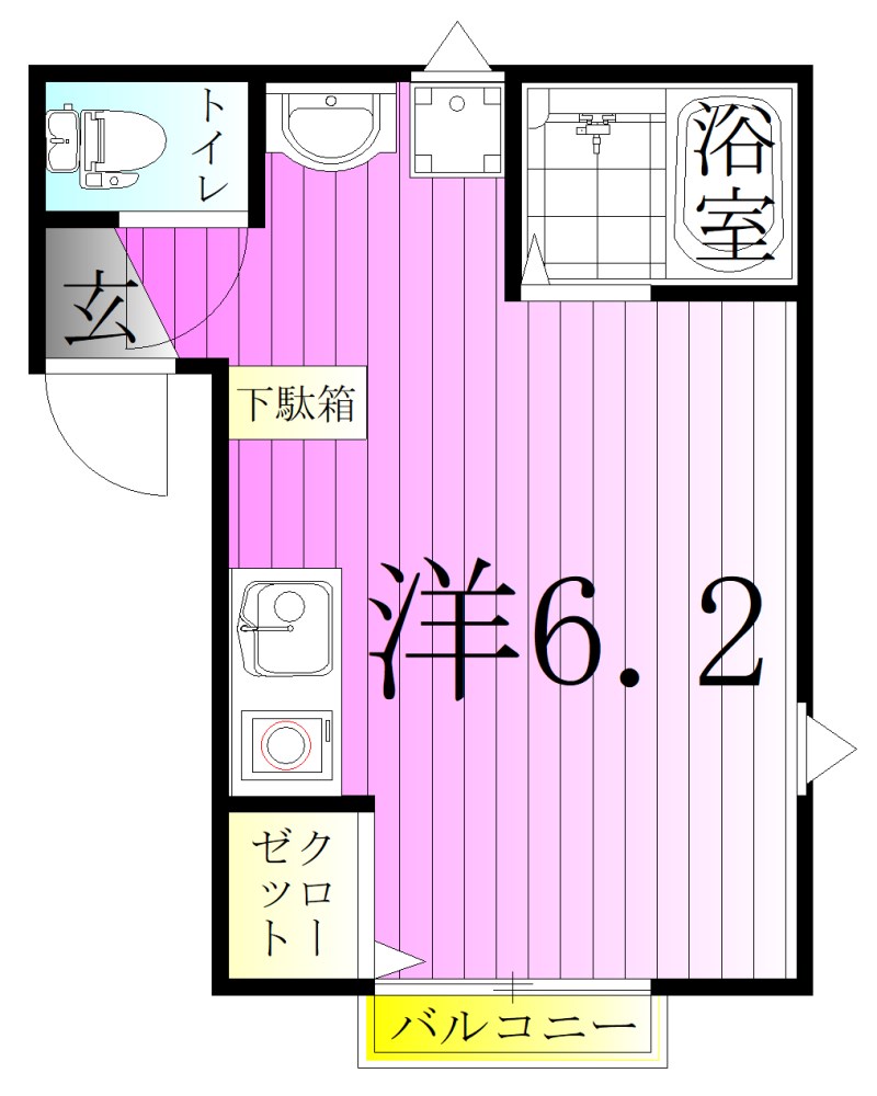 ベイシティ三郷中央 間取り図