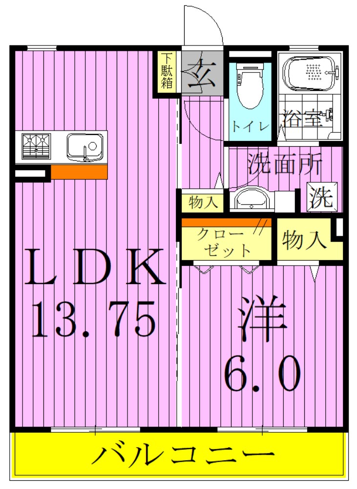 サンヴァリィ 間取り図