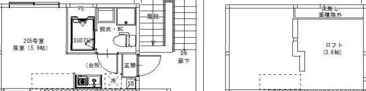 金町BASE 間取り図