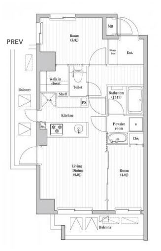 南千住レジデンス 間取り図