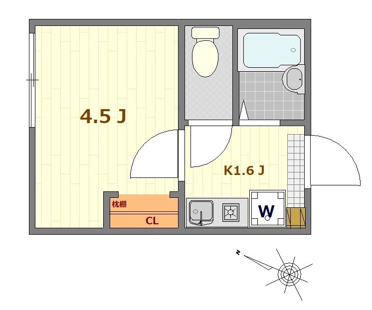 セシリア扇大橋 間取り図