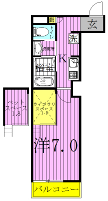 フラットおおたかの森ウエスト 間取り