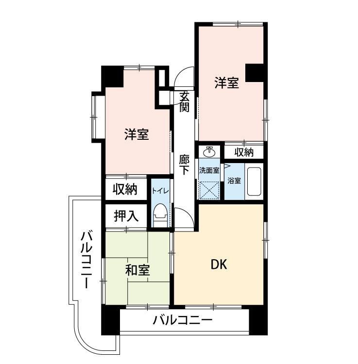 エクセルハイツＫＥＹＡＫＩ 間取り