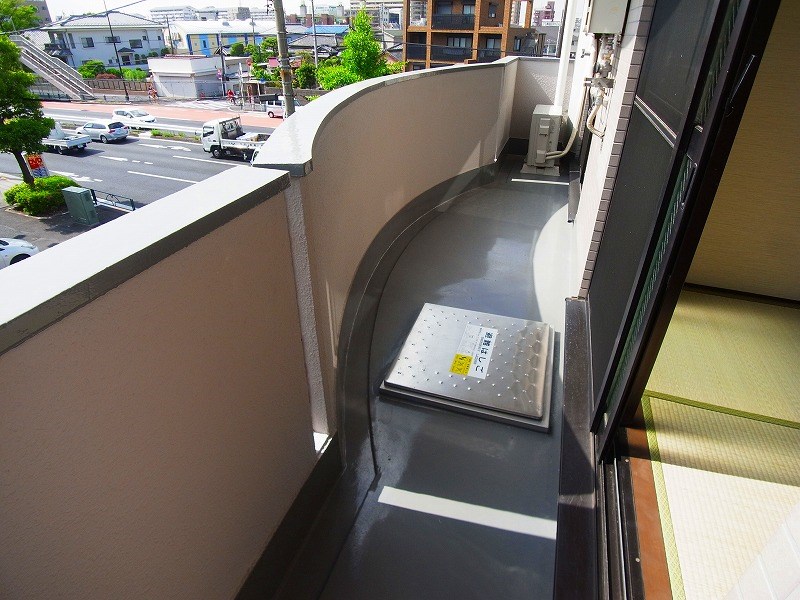 グランデール ベランダ