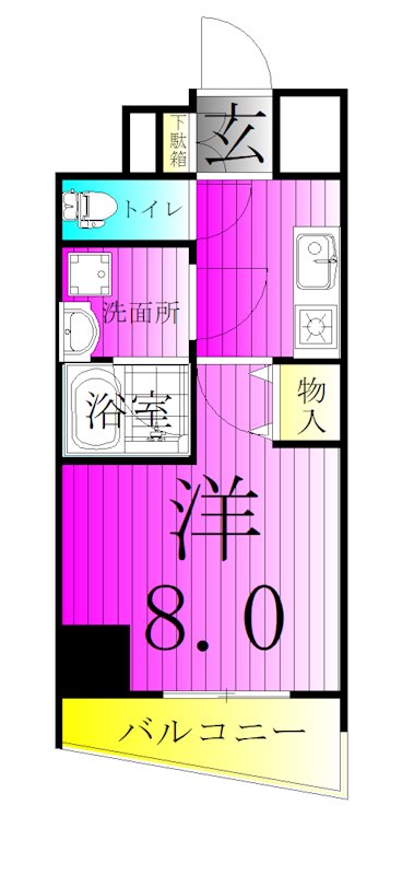 クオリタス綾瀬 間取り図