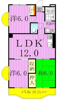 グランデール 間取り図